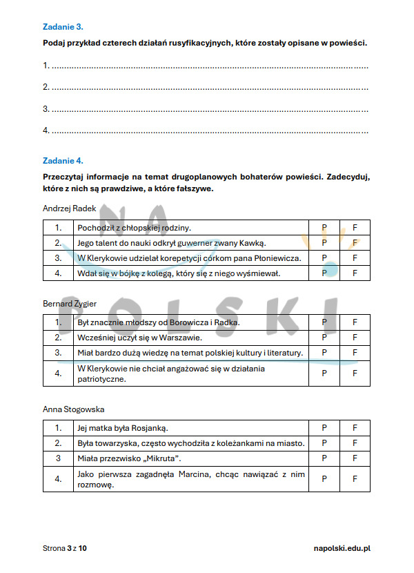 Sprawdzian Syzyfowe Prace Nowa Era